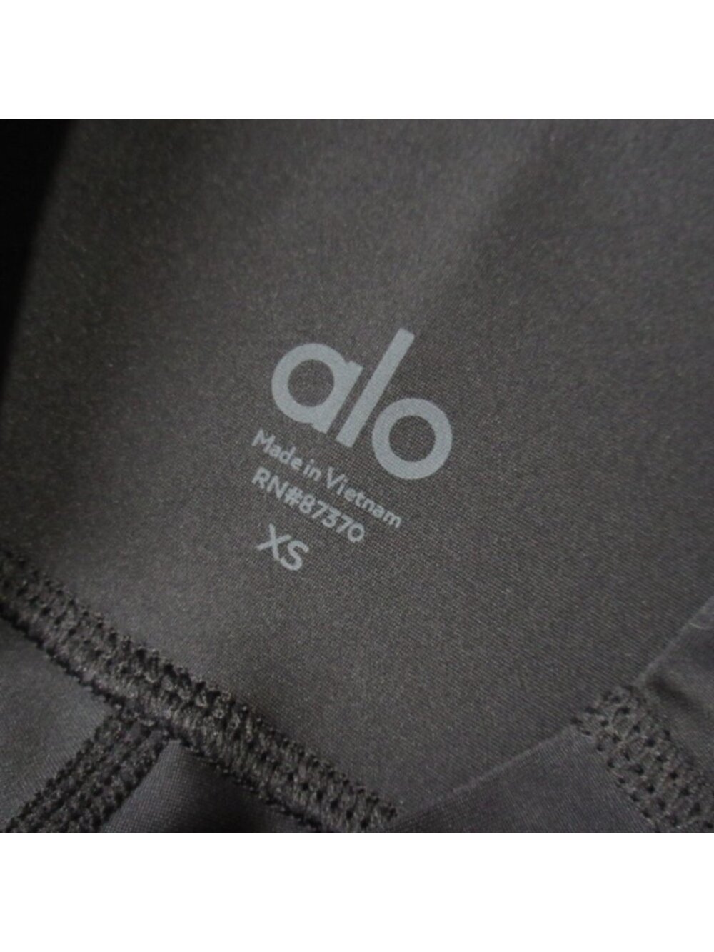 NWT Alo Yoga 7/8 High-Waist Airlift Legging in Black Stretch Workout XS - Picture 4 of 8